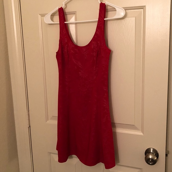 Abercrombie & Fitch Dresses & Skirts - A&F red and gold mini dress